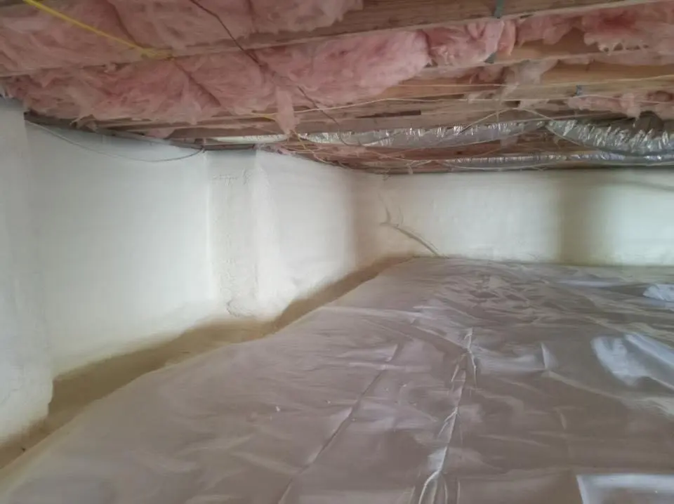 Crawl space encapsulation with closed-cell spray foam for Metal Roof Coating in Wisconsin Rapids